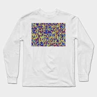 Abstract Psychedelic Pattern Long Sleeve T-Shirt